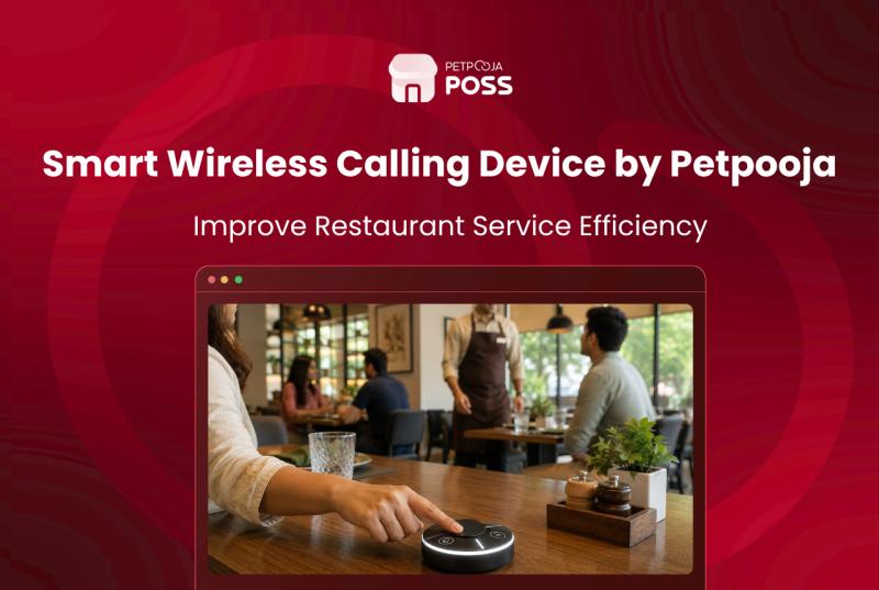 Petpooja introduces a smart Waiter Calling System for restaurants, blog feature image