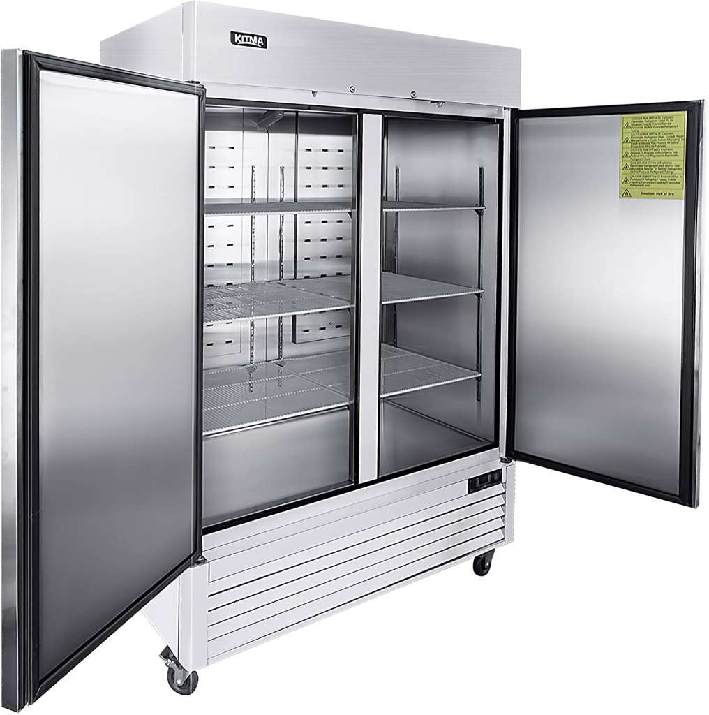 commercial fridge/freezer kitchen equipment for your cloud kitchen in India