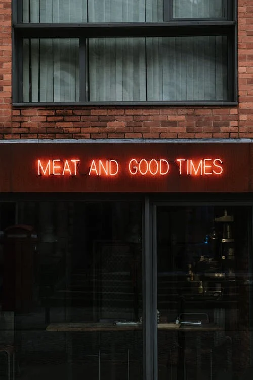 Meat and Good Times - A catchy and unique restaurant name. 