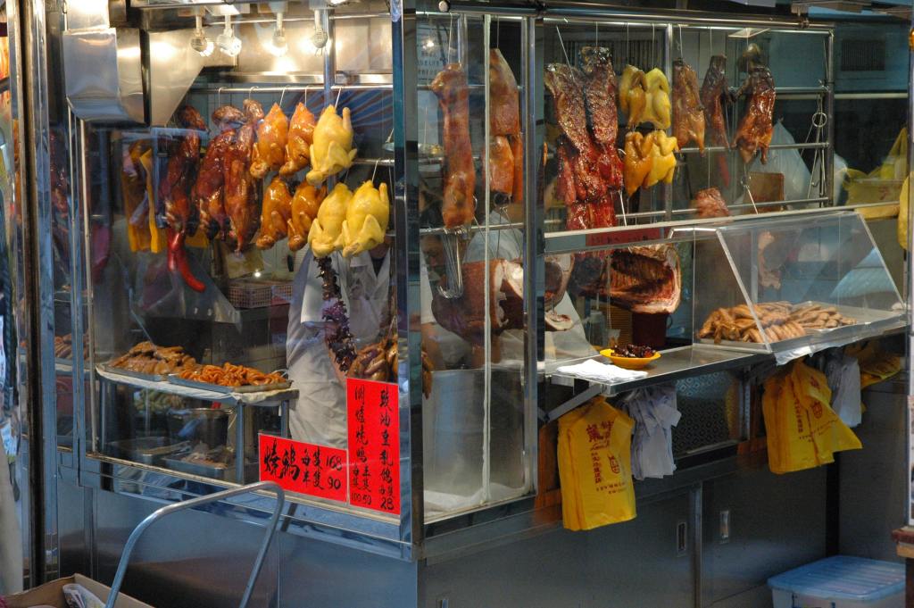 Meat storage needs to be very organised when it is being sold in shops on a daily basis.