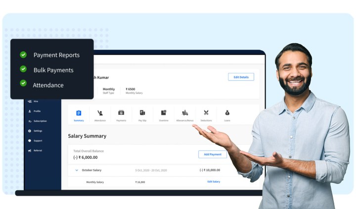 This graphic is showing "Pagarbook software"