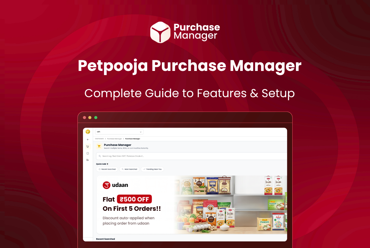 What Is Petpooja Purchase Manager? Features and Setup