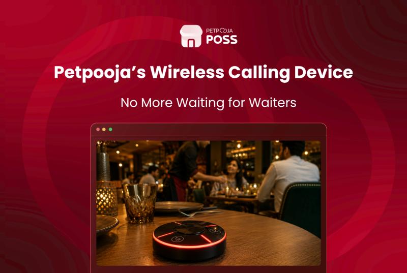 Petpooja Waiter Calling Device, a small upgrade for big restaurant growth, blog feature image